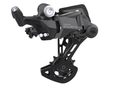 Shimano REAR DERAILLEUR, RD-U4000, CUES, GS, 9-SPEED, TOP NORMAL, SHADOW DESIGN, DIRECT ATTACHMENT