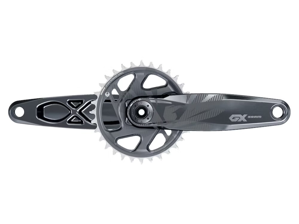 Sram SRAM GX Eagle Fat Bike Crankset - 175mm, 12-Speed, 30t, Direct Mount, DUB Spindle Interface, For 190mm Rear Spacing, Lunar