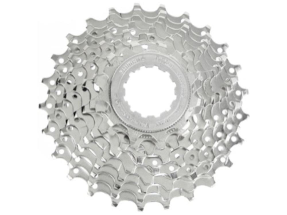 Shimano Shimano Alivio CS-HG400 Cassette - 9 Speed, 11-28t, Silver, Nickel Plated