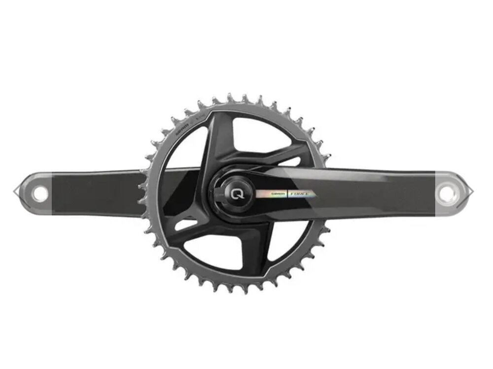 Sram SRAM Force AXS Wide D2 - Unicorn Grey w/Laser Foil - Road Power Meter Spindle DUB 165 - 4330T (BB not included)