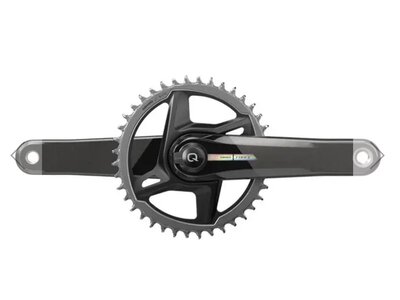 Sram SRAM Force AXS Wide D2 - Unicorn Grey w/Laser Foil - Road Power Meter Spindle DUB 165 - 4330T (BB not included)