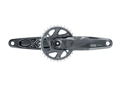 Sram SRAM GX Eagle Boost Crankset - 165mm, 12-Speed, 32t, Direct Mount, DUB Spindle Interface, Lunar, 52mm Chainline