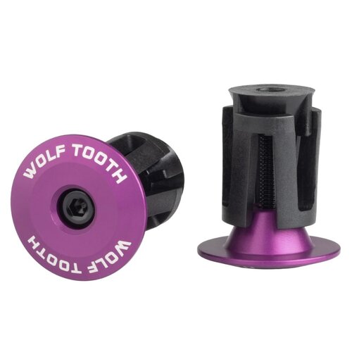 Wolf Tooth Wolf Tooth Alloy Bar End Plugs Purple