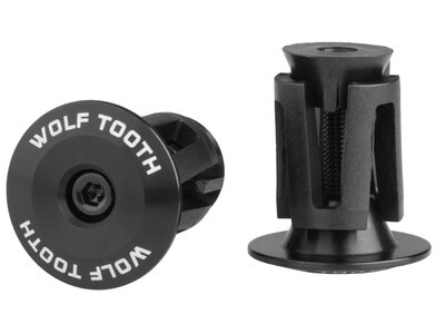 Wolf Tooth Wolf Tooth Alloy Bar End Plugs Black