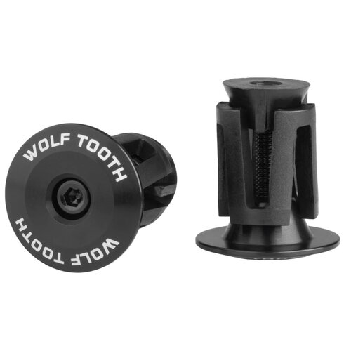 Wolf Tooth Wolf Tooth Alloy Bar End Plugs Black