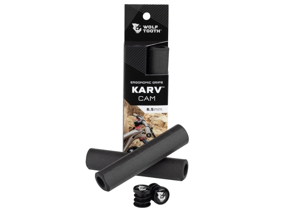 Wolf Tooth Components Wolf Tooth Karv Cam Grips 6.5mm Black