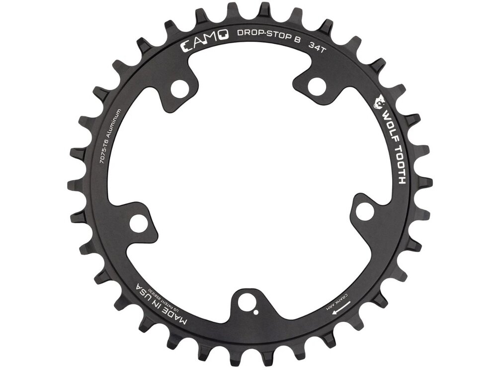 Wolf Tooth Wolf Tooth CAMO Aluminum Round Chainring Drop Stop B / 30T