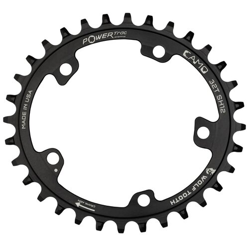 Wolf Tooth Wolf Tooth CAMO Aluminum Elliptical Chainring Drop Stop B / 32T