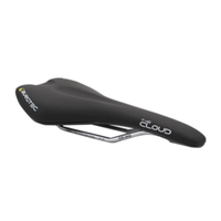 The Cloud MK2 Saddle, Cromo Rail/Plastic Base - Black