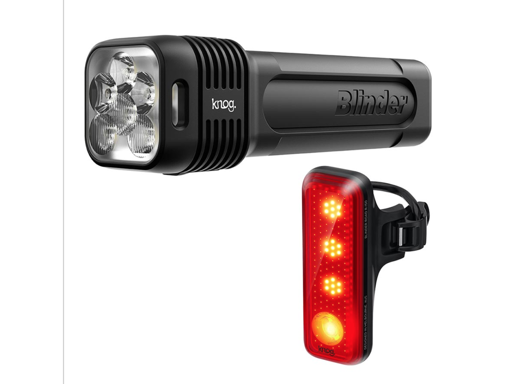 Knog KNOG Blinder Light Set 1300/R150 Front and Rear- Black