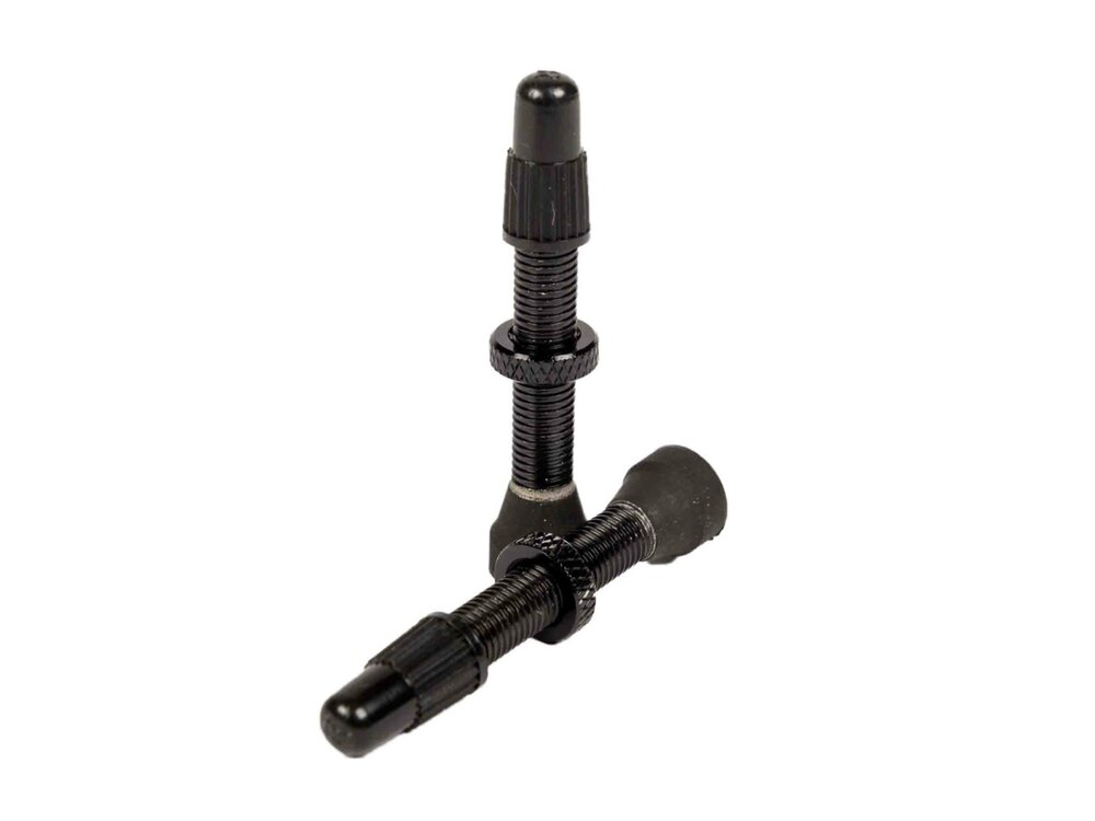 Stan's No Tubes Alloy Presta Valve Stem, 35mm Universal, Pair - Blk