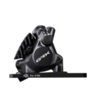 HYDRAULIC DISC BRAKE, BR-RX820, GRX, FRONT, FLAT MOUNT, W/BRACKET FOR 140/160MM ROTOR (ASSEMBLED FOR 160), W/L05A RESIN PAD (W/FIN)