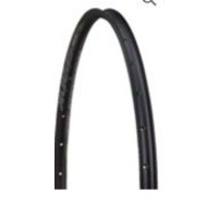 Flare 24 Vibrocore 700c Rim, 28h - Black