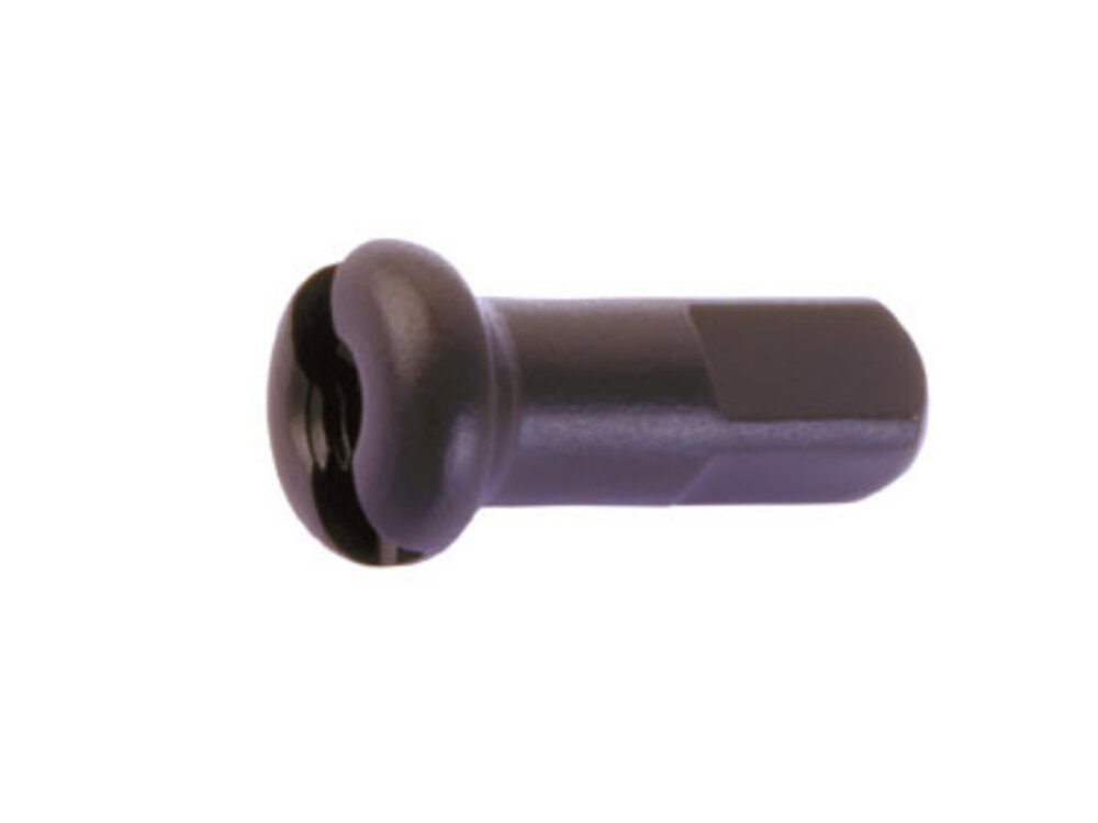 DT Swiss DT Swiss Standard Spoke Nipples - Brass, 2.0 x 12mm, Black, Box of 100