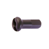 DT Swiss Standard Spoke Nipples - Brass, 2.0 x 12mm, Black, Box of 100