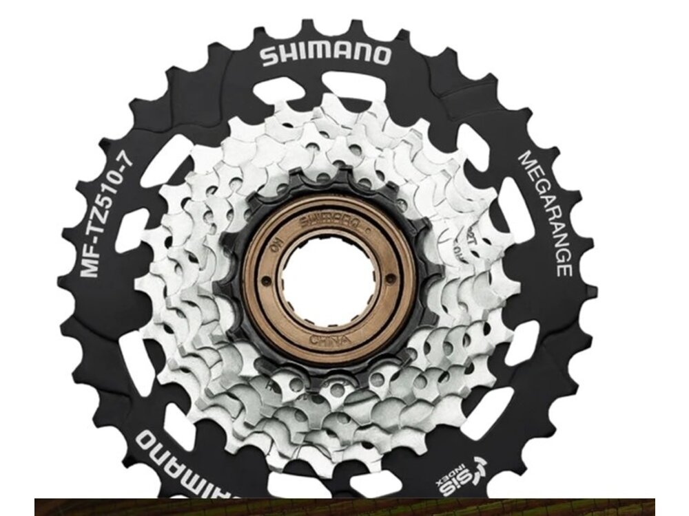 Shimano Shimano MF-TZ510-7-CP Multi-Speed Freewheel - 7-Speed, 14-34t