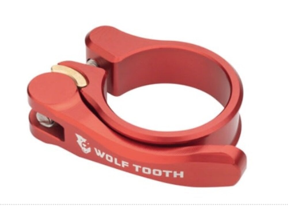 Wolf Tooth Components Wolf Tooth Components Quick Release Seatpost Clamp - 34.9mm, Red