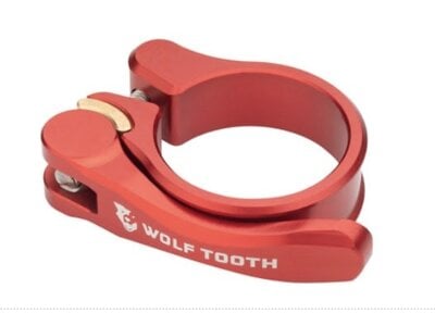 Wolf Tooth Components Wolf Tooth Components Quick Release Seatpost Clamp - 34.9mm, Red