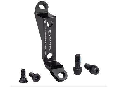 Wolf Tooth Components Wolf Tooth Disc Brake Adapter - Post to Flat Mount, +20mm