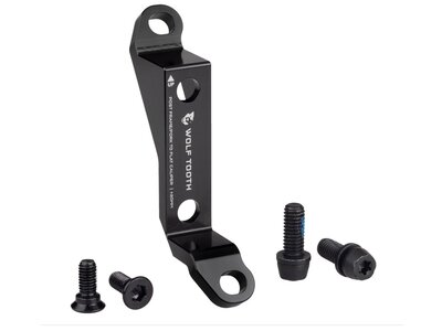 Wolf Tooth Wolf Tooth Disc Brake Adapter - Post to Flat Mount, +20mm