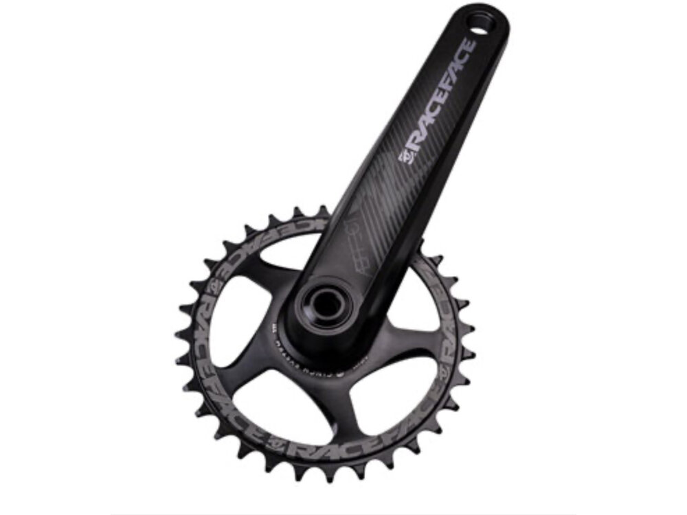 RaceFace RaceFace Aeffect R Crankset - 170mm, Direct Mount CINCH, RaceFace EXI Spindle Interface, Black