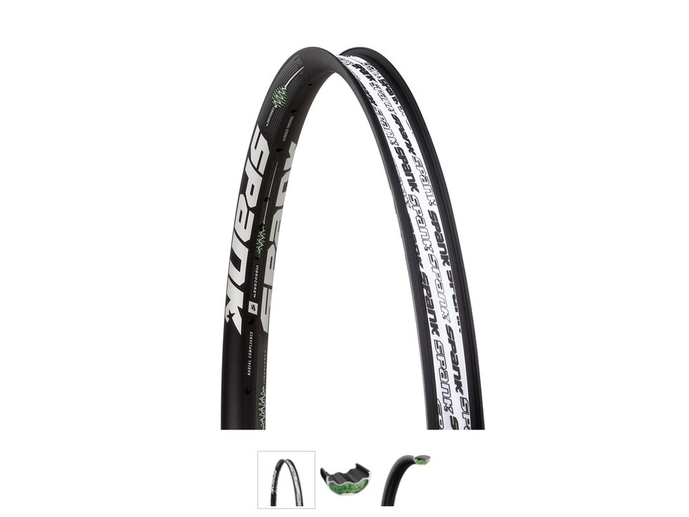 Spank 350 Vibrocore 29" Rim, 32h - Black