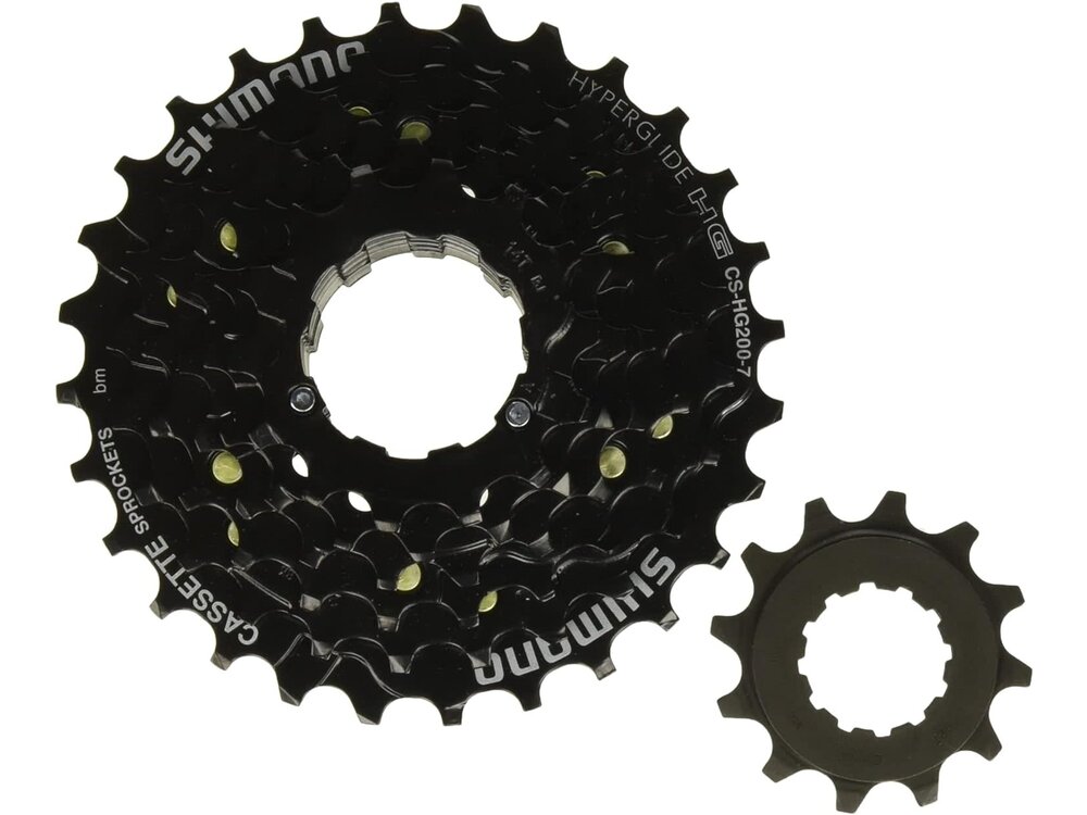 Shimano Shimano Tourney CS-HG200 Cassette - 7 Speed, 12-28t, Black