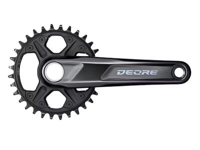 Shimano FRONT CHAINWHEEL, FC-M6100-1, DEORE, FOR REAR 12-SPEED, 2-PC 170mm