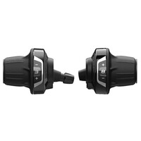 SHIFT LEVER SET, SL-RV400, 3 (SIS) X 8-SPEED, REVO SHIFTER, R: 2050MM, L:1800MM, 600 X 600 X 300MM BLACK OUTER, W/ OPTICAL GEAR DISPLAY