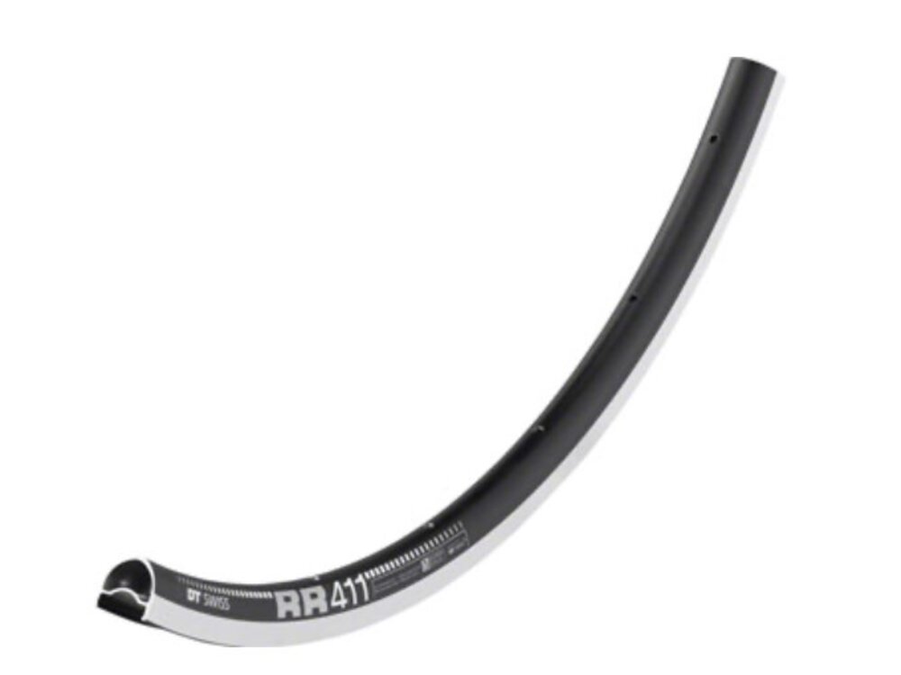 DT Swiss DT Swiss RR 411 Rim - 700, Rim, Black, 20H