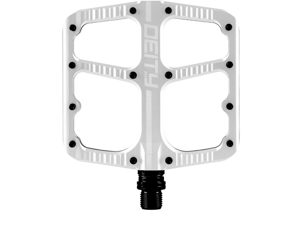 Deity Components FLAT TRAK PEDALS - SILVER