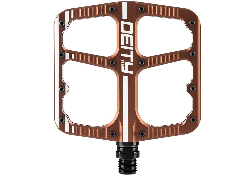 Deity Components FLAT TRAK PEDALS - BRONZE