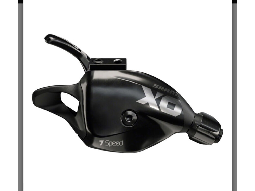 Sram Shifter X01DH Trigger 7-Speed Rear w Discrete Clamp Black A2