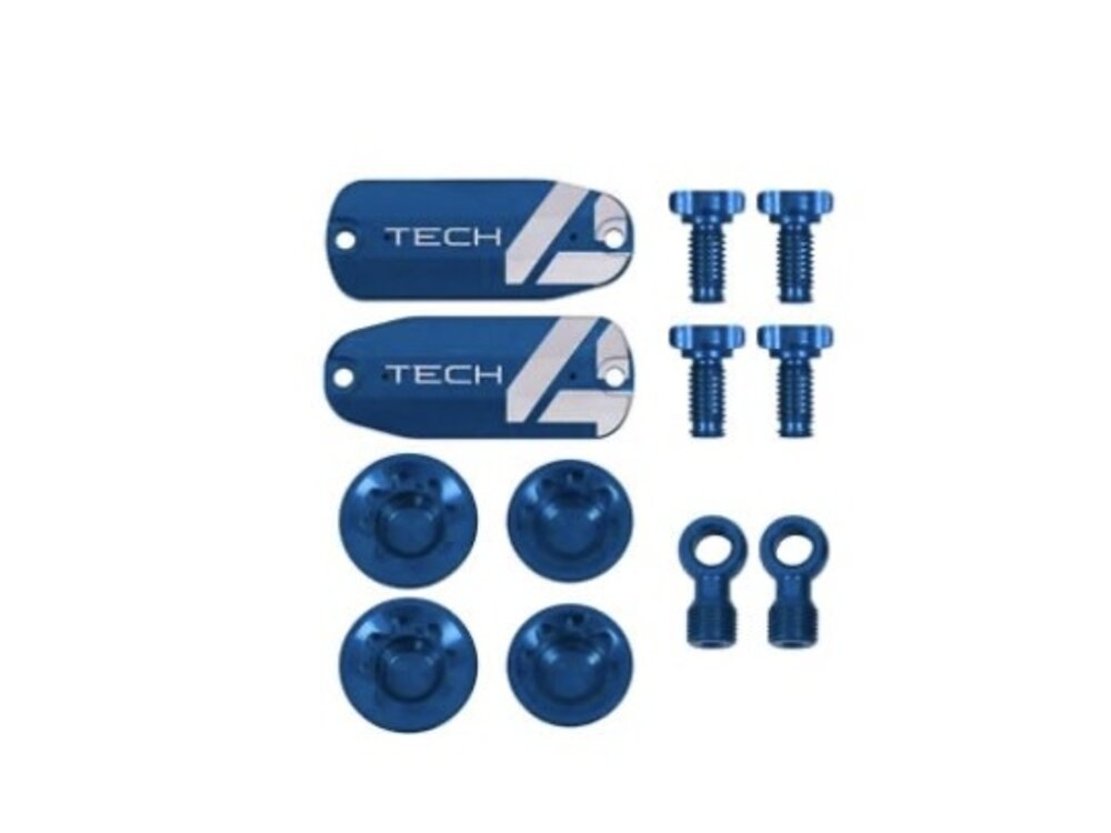 Hope Tech 4 V4 Custom Kit - Pair - Blue