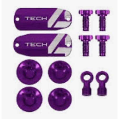 Hope Tech 4 V4 Custom Kit - Pair - PURPLE