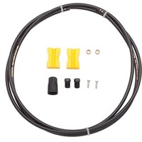 Shimano SM-BH90-SS High Pressure Disc Brake Hose Kit - Straight Caliper Caliper Connector, 1700mm, Black