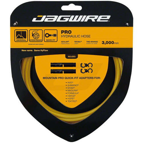 Jagwire Jagwire Pro Hydraulic Disc Brake Hose Kit 3000mm, Yellow