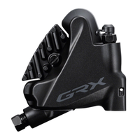 HYDRAULIC DISC BRAKE, BR-RX820, GRX, REAR, FLAT MOUNT, W/FIXING BOLT FOR MOUNT THICKNESS 25MM, W/O ADAPTER, W/L05A RESIN PAD (W/FIN)