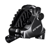 HYDRAULIC DISC BRAKE, BR-RX820, GRX, FRONT, FLAT MOUNT, W/BRACKET FOR 140/160MM ROTOR (ASSEMBLED FOR 160), W/L05A RESIN PAD (W/FIN)