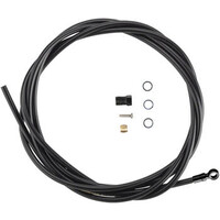 Shimano SM-BH90-SBM High Pressure Disc Brake Hose Kit with Black Banjo Fitting - 2000mm, W/O Banjo Bolt, Black