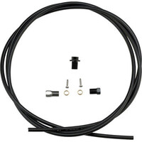 Shimano SM-BH90-JKS High Pressure Disc Brake Hose Kit - Straight Caliper Caliper Connector, 1700mm, Black