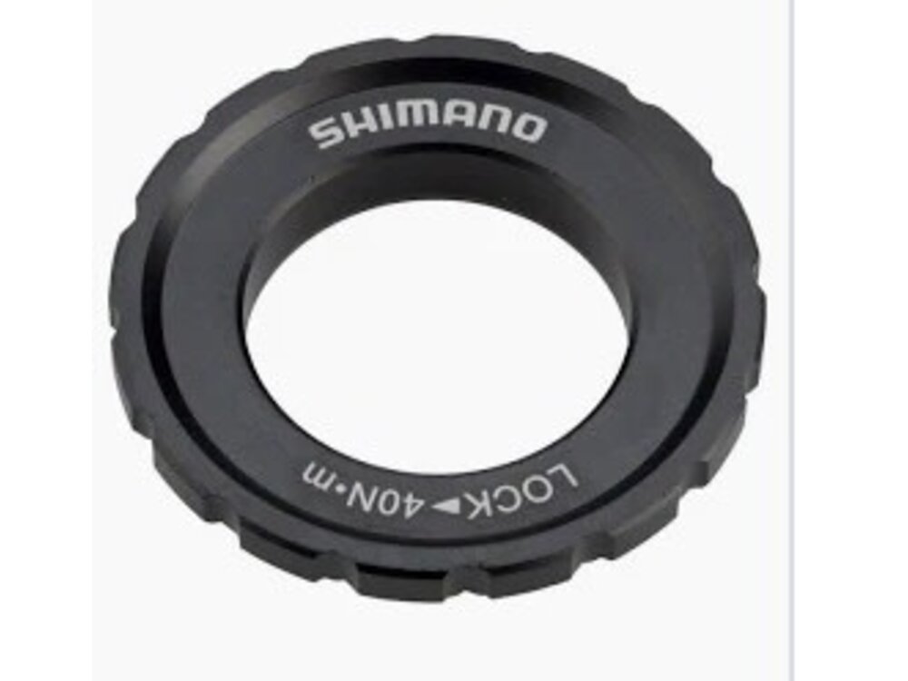 Shimano Shimano XT M8010 Outer Serration Centerlock Disc Rotor Lockring, for use with 12/15/20mm Axle Hubs