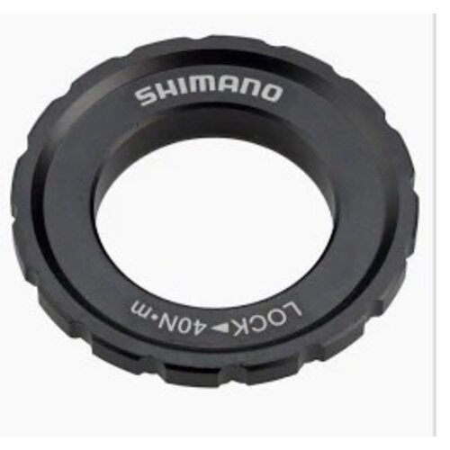 Shimano Shimano XT M8010 Outer Serration Centerlock Disc Rotor Lockring, for use with 12/15/20mm Axle Hubs