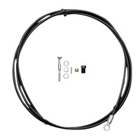 Shimano SM-BH90-SB High Pressure Disc Brake Hose Kit - Normal Silver Banjo Caliper Connector, 2000mm, Black