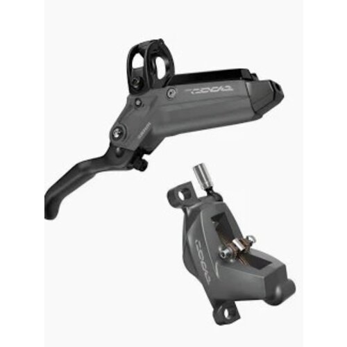 Sram SRAM Code Bronze Stealth Disc Brake and Lever - Rear, Post Mount, 4-Piston, Aluminum Lever, SS Hardware, Dark Polar, C1