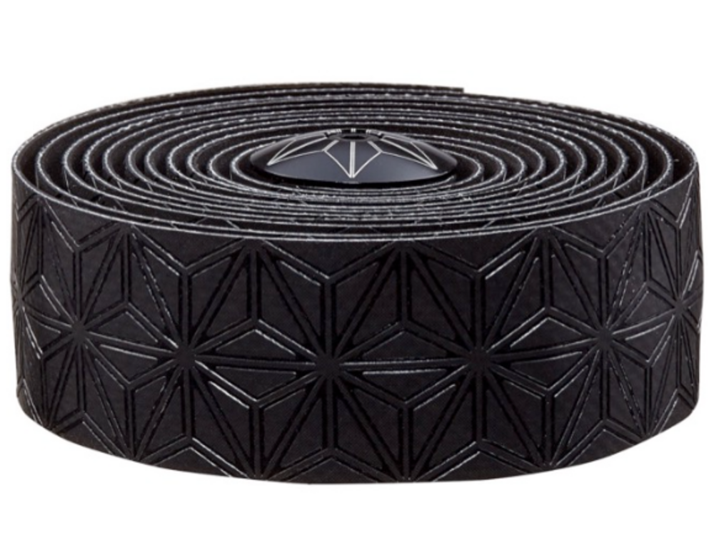 Supacaz Super Sticky Kush Bar Tape, Galaxy Blk w/Red