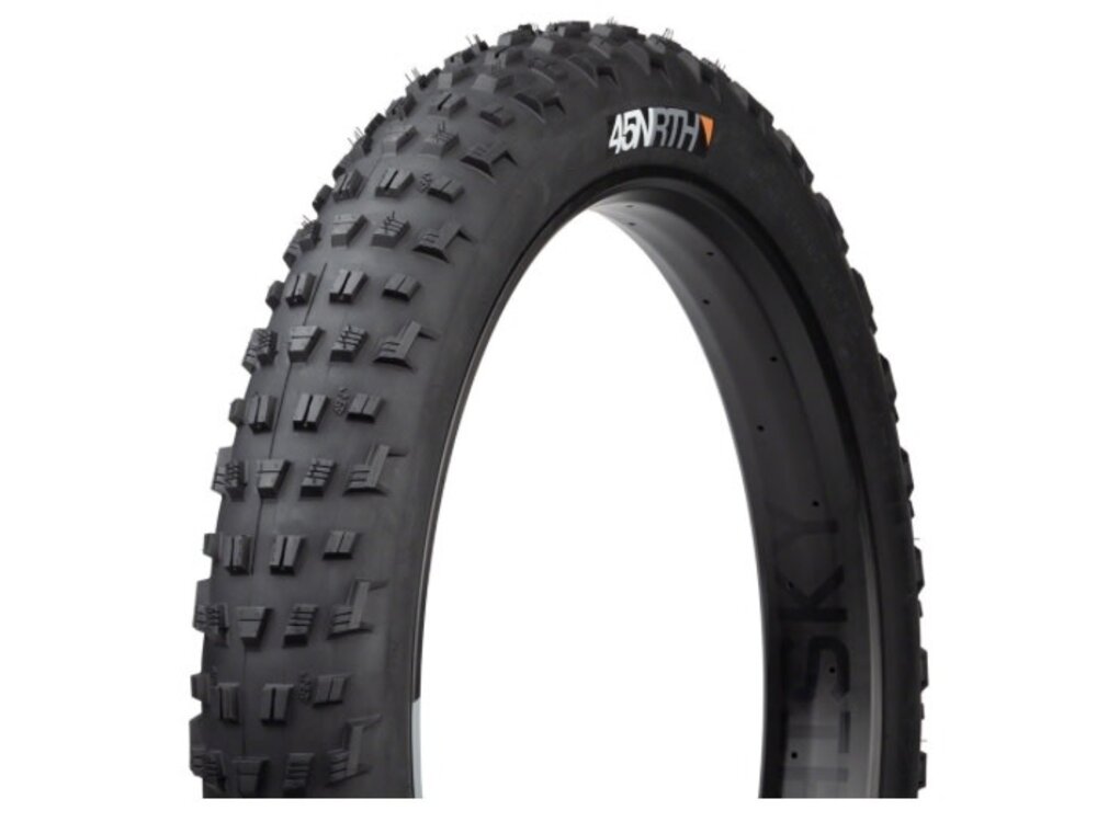 45NRTH 45NRTH Vanhelga Tire - 26 x 4.2, Tubeless, Folding, Black, 120 TPI