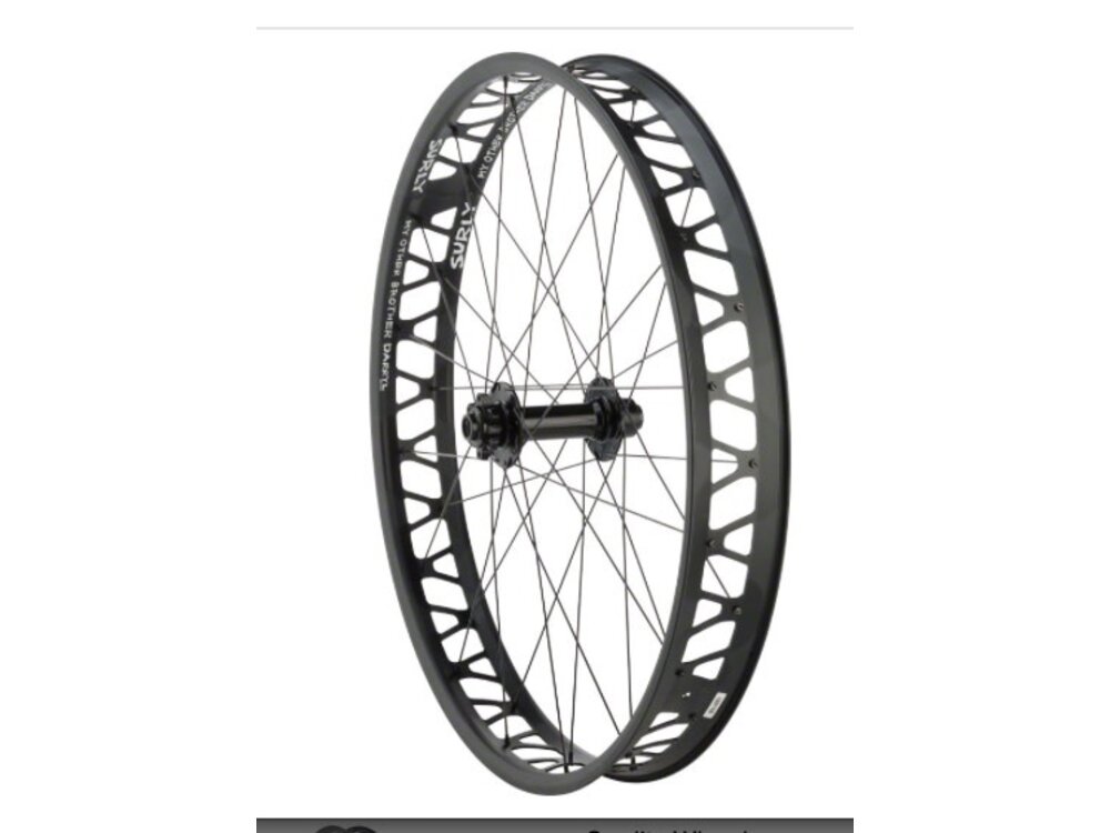 Quality Wheels Quality Wheels Bear Pawls / Other Brother Darryl Front Wheel - 26", 15 x 150mm, 6-Bolt, Black