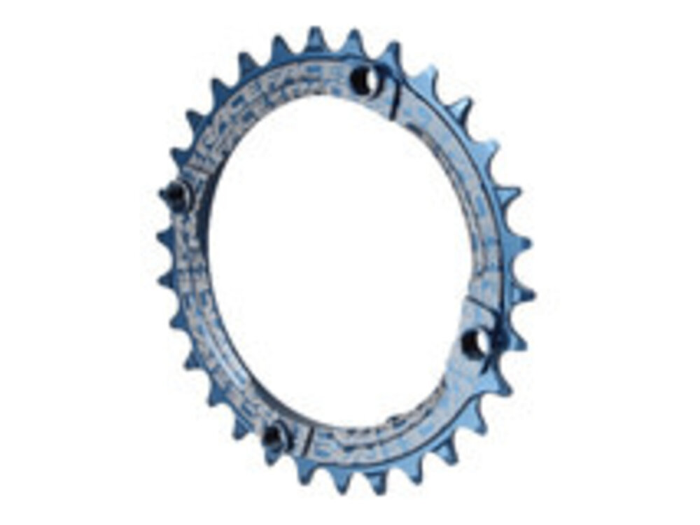 Race Face Narrow Wide Chainring, 104BCD 32T, Blue