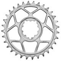 T-Type 3-Bolt Chainring, 3mm Offset, 32T - Clear/Silve